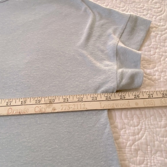 The Limited Linen Blend Boatneck Oversized Light Blue Dolman Sleeve Size Medium - Picture 8 of 9